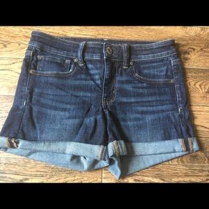 American Eagle Midi Denim Shorts
